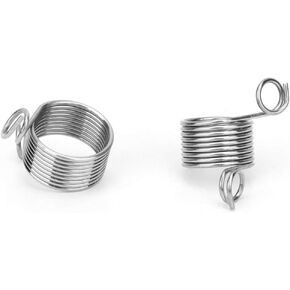 Ymiko cat Knitting Rings for Yarn Strands colorwork Ring Crochet Adapter Finger Holder Fingers Tension aids Regulator Double Thimble heepdd Knit Picks Knitters Your Stainless