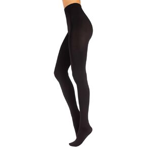 WINTER TIGHTS | THICK OPAQUE TIGHTS | MICROFIBER 3D PANTYHOSE | 200 DEN | BLACK | S/M, L/XL | MADE IN ITALY |