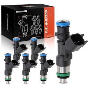 A-Premium 6Pcs 0280158028 Fuel Injectors Compatible with Chrysler 300 Pacifica Sebring & Dodge Charger Journey Challenger Avenger Grand Caravan Nitro Magnum Stratus, 2004-2010, 2.7L 3.5L 4.0L