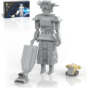 Mega Maid Spaceball I Creative Building Set with Mini Eagle 5, Space Movie Car Robot Model Building Kit Compatible with Lego, Christmas Birthday Toy Gift for Fans Teens Kids 8+