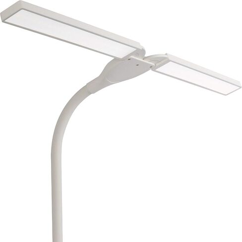 OttLite Dual Shade LED Desk Lamp - 3 Color Temperature Modes, Auto Shut-Off Timer, Adjustable Neck & Touch Activated Controls - Crafting, Sewing, & Studying in Saudi Arabia