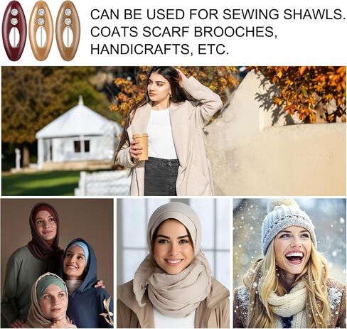 24 قطعة دبابيس السلامة وشاح دبابيس الحجاب الملونة كليب للنساء المحمولة البلاستيك الحجاب دبابيس للنساء الفتيات قفل الملابس in Saudi Arabia
