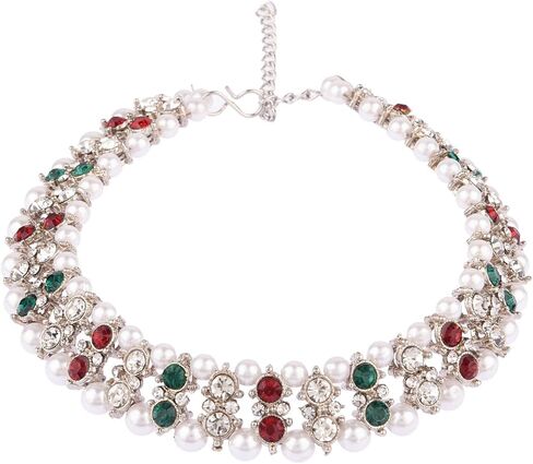 Efulgenz Silver Tone Indian Jewelry Anklets for Women Indian Bollywood Faux Pearl Crystal Wedding Bridal Indian Payal Anklet Set for Women Indian Ankle Bracelets in Saudi Arabia