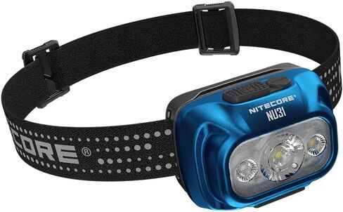 Nitecore NU31 Headlamp, Orange, 550 Lumen LED USB-C Rechargeable with White and Red Beams (Orange) in Saudi Arabia