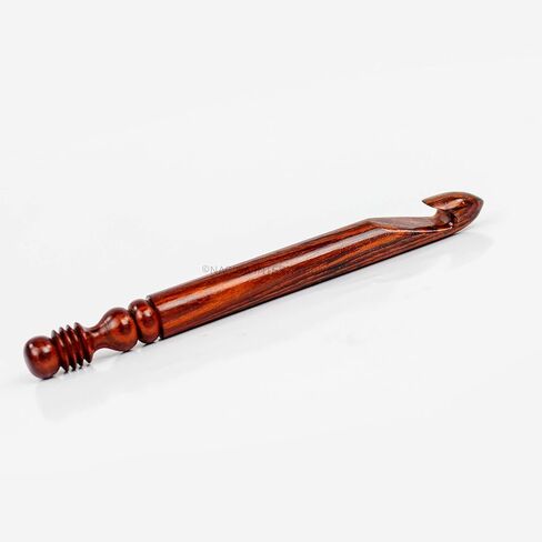 Size L-11 (8-mm) Authentic Rosewood Crafted Premium & Smooth Crocheting Hook | Yarn Knit Crochet Accessories | Nagina International in Kuwait