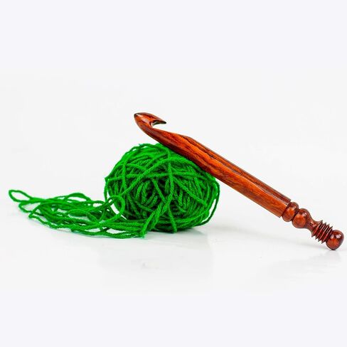 Size L-11 (8-mm) Authentic Rosewood Crafted Premium & Smooth Crocheting Hook | Yarn Knit Crochet Accessories | Nagina International in Kuwait