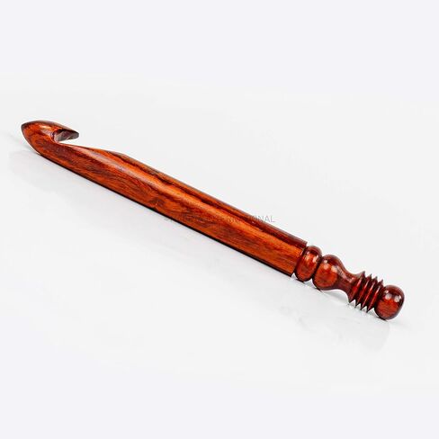 Size L-11 (8-mm) Authentic Rosewood Crafted Premium & Smooth Crocheting Hook | Yarn Knit Crochet Accessories | Nagina International in Kuwait