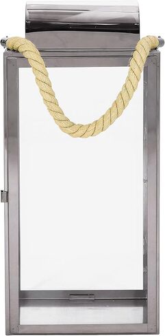 فانوس كريستوفر نايت هوم لاري خارجي مقاس 19 بوصة - ستانلس ستيل - فضي in Kuwait