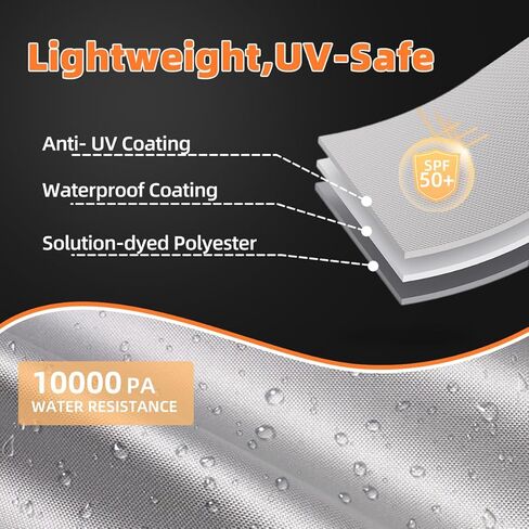 غطاء سيارة مخصص مناسب لطراز Tesla-Y مع سحاب باب الكابينة، غطاء سيارة مقاوم للماء في جميع الأحوال الجوية مع باب منفذ شحن شبكي جيد التهوية in Kuwait