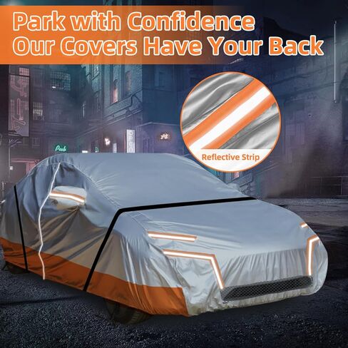 غطاء سيارة مخصص مناسب لطراز Tesla-Y مع سحاب باب الكابينة، غطاء سيارة مقاوم للماء في جميع الأحوال الجوية مع باب منفذ شحن شبكي جيد التهوية in Kuwait