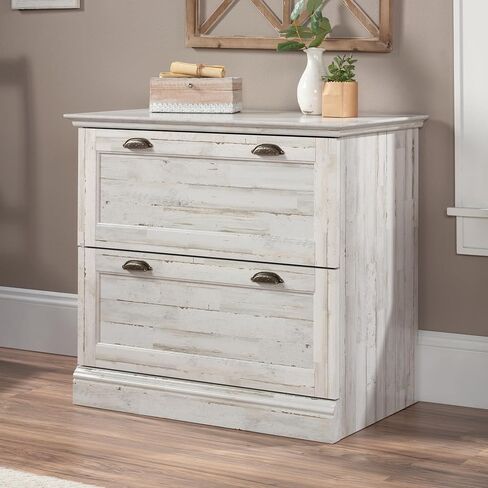 Sauder Barrister Lane 2-Drawer Lateral File Cabinet, Salt Oak Finish in Saudi Arabia