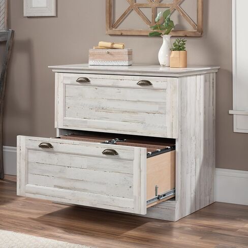Sauder Barrister Lane 2-Drawer Lateral File Cabinet, Salt Oak Finish in Saudi Arabia