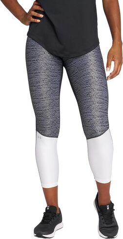Under Armour Women's HeatGear Armour Jacquard Ankle Crop Capri Leggings in Kuwait