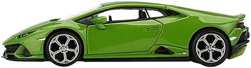 Truescale Miniatures Lambo Huracan EVO Verde Mantis Green Metallic إصدار محدود إلى 4200 قطعة في جميع أنحاء العالم 1/64 نموذج سيارة مصبوبة من True Scale Miniatures MGT00328 in Kuwait
