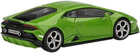 Truescale Miniatures Lambo Huracan EVO Verde Mantis Green Metallic إصدار محدود إلى 4200 قطعة في جميع أنحاء العالم 1/64 نموذج سيارة مصبوبة من True Scale Miniatures MGT00328 in Kuwait