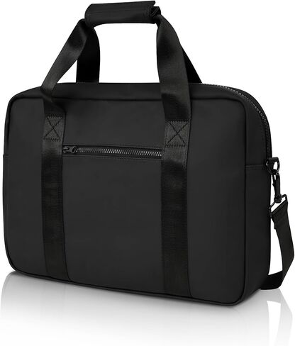 ELEZAY PU Leather Laptop Messenger Bag - Water-Resistant, Fits 15.6-inch Laptops, Ideal for Business Travel in Kuwait