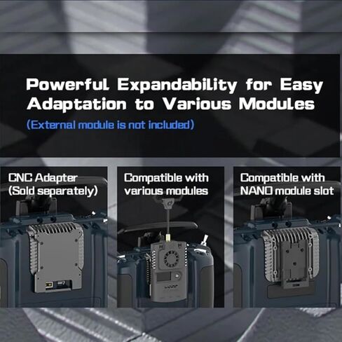 ترقية الطائر T-20 T20 V2 ELRS 2.4 جيجا هرتز كامل الحجم راديو EdgeTX ماكس 1000 ميجا واط وحدة تحكم عن بعد لطائرة RC بدون طيار طويلة المدى in Kuwait