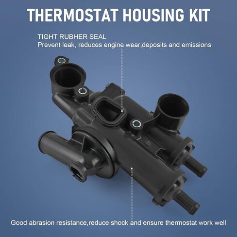 JDMSPEED Thermostat Housing Kit Assembly Compatible with Chrysler 200 2011-2014 Sebring 2008-2010 / Dodge Avenger 2008-2014 Journey 2009-2017 / Compass 2009-2017 Patriot 2013-2017 in Saudi Arabia