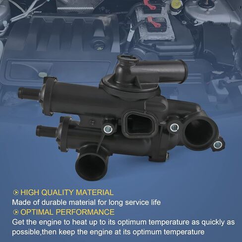 JDMSPEED Thermostat Housing Kit Assembly Compatible with Chrysler 200 2011-2014 Sebring 2008-2010 / Dodge Avenger 2008-2014 Journey 2009-2017 / Compass 2009-2017 Patriot 2013-2017 in Saudi Arabia