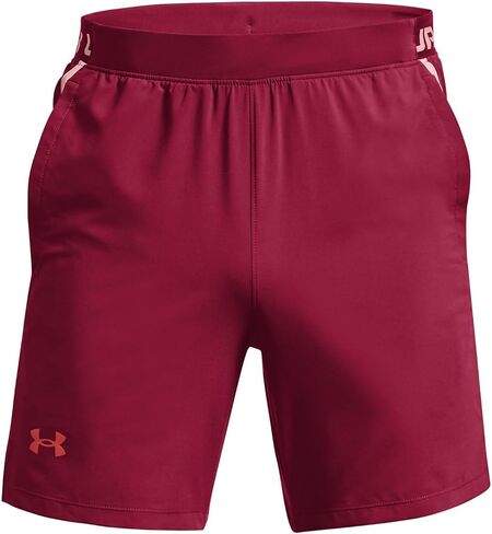 شورت قصير رجالي من Under Armour مطبوع عليه علامة Wordmark مقاس 17.78 سم in Kuwait