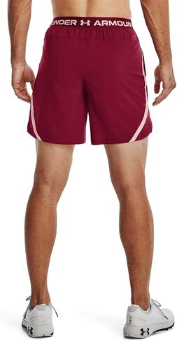 شورت قصير رجالي من Under Armour مطبوع عليه علامة Wordmark مقاس 17.78 سم in Kuwait