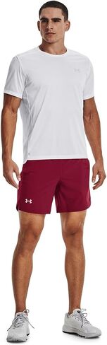 شورت قصير رجالي من Under Armour مطبوع عليه علامة Wordmark مقاس 17.78 سم in Kuwait