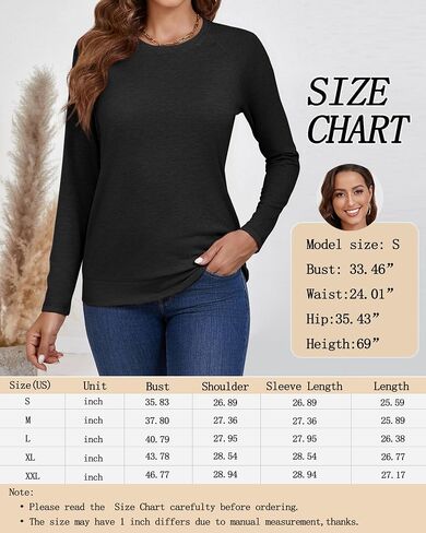 Ficerd 3 Pack Women's Long Sleeve T Shirt Crew Neck Raglan Sleeves Tunic Loose Fit Basic Tops Pullover 2024 Fall Trendy in Saudi Arabia