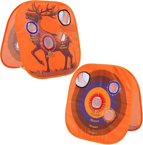 Leyndo 2 Pcs Shooting Game Practice Target Toy for Boys Shooting Rifle Deer Targets Toy Deer Hunting Target Toy Gift for Kids, Indoor and Outdoor Activity in Saudi Arabia