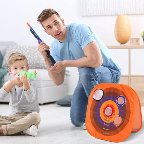 Leyndo 2 Pcs Shooting Game Practice Target Toy for Boys Shooting Rifle Deer Targets Toy Deer Hunting Target Toy Gift for Kids, Indoor and Outdoor Activity in Saudi Arabia