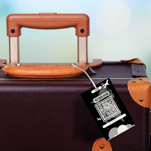 2 Smart Luggage Tags with Email Alert and Customizable Trip Details. Privacy Protected, Suitable for Every Type of Luggage Bags. (Passport) in Saudi Arabia