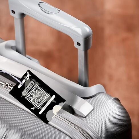 2 Smart Luggage Tags with Email Alert and Customizable Trip Details. Privacy Protected, Suitable for Every Type of Luggage Bags. (Passport) in Saudi Arabia