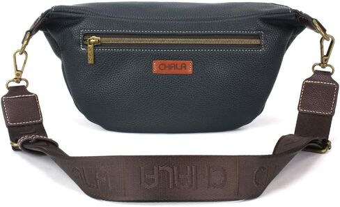 CHALA Fanny Pack Women RFID Protected Sling Purse and Waist Bag with Two Adjustable Straps - Sunflower Group - navy in Saudi Arabia