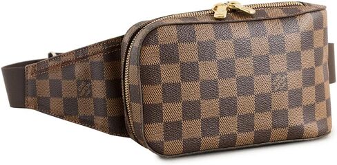 ما يدور حوله يأتي حول حقيبة حزام لويس فويتون Damier Ebene Ab Geronimos النسائية المحبوبة مسبقًا in Saudi Arabia