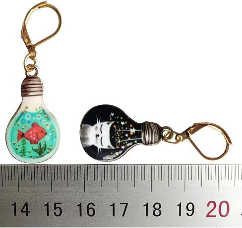 3 قطعة مصباح لمبة القط الكروشيه القابلة للإزالة قفل غرزة علامات للحياكة والحياكة لطيف المعادن السحر هدية الحياكة المورد اكسسوارات الحياكة in Kuwait