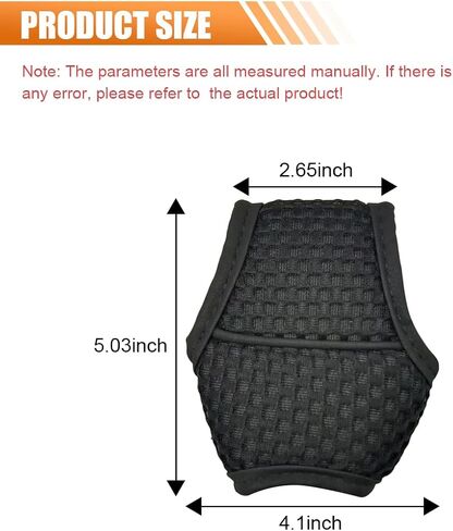 Car Gear Shift Knob Cover, Auto Manual Gear Shift Knob Protector, Anti-Slip Leather Stick Shifting Handle Cover, Car Interior Decoration Accessories Universal for Vehicle SUV Truck (Beige) in Saudi Arabia
