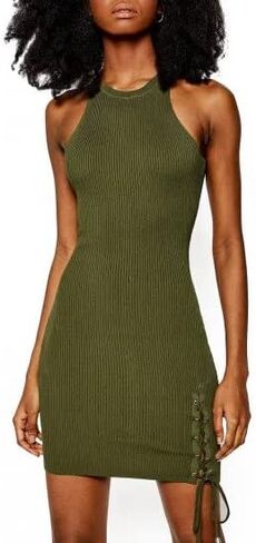 GUESS Women's Sleeveless Alexa Mini Lace-up Dress in Kuwait