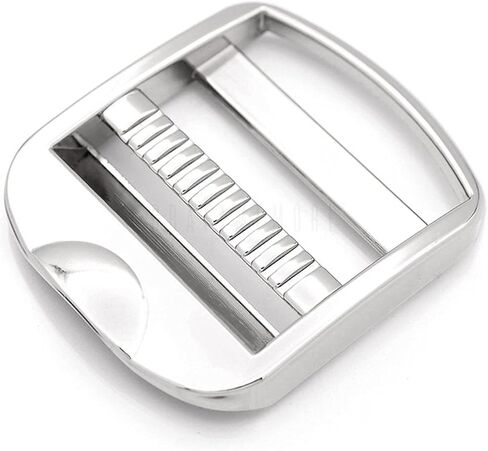 CRAFTMEMORE Strong Metal Ladder Lock Tri-Glide Tension Lock Slide Buckle Adjustable Backpack Strap 4pcs SC82 in Kuwait