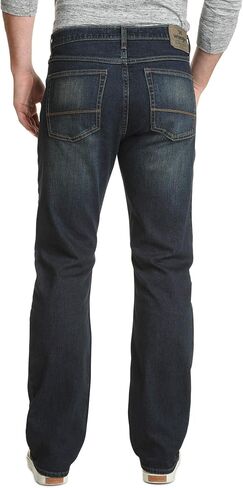 Wrangler Authentics Men's Relaxed Fit Boot Cut Jean, Dark Harbor, 29W x 30L in Kuwait