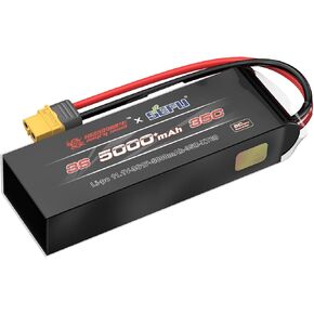 MJX B3S50P Angry Snail RC Battery 3S 11.1V 5000 mAh 70C LiPo Battery XT60, Max 25A Charging, Spare Parts RC Battery for 1/10 1/8 RC Car 10208