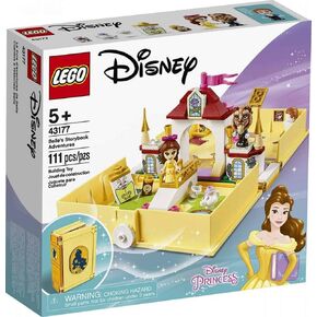 LEGO Disney Belle’s Storybook Adventures 43177 Creative Building Kit Toy (111 Pieces)