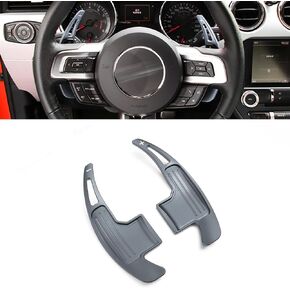 x xotic tech Red Aluminum Metal Paddle Shifter Extensions Interior Shift Cover Trim Compatible with Ford Mustang 2015-2023 Interior Decoration Accessories