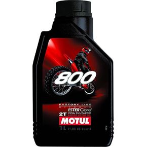 Motul 104038-CS 800 2T Pro Racing Premix Liter, 4 Pack, 1 l, 4 Pack