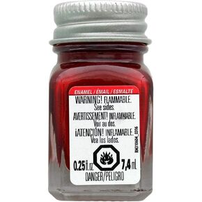 Stop Light Red Enamel Paint Testors 1/4 Oz