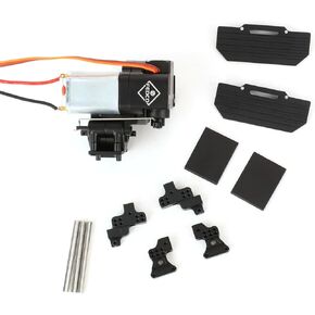 SCX24 Upgrades 130 Motor 2 Speed Motor Transmission Gearbox for Axial SCX24 Upgrade Parts 1/24 RC Crawler