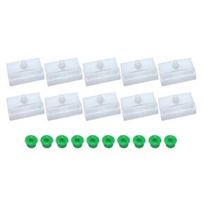 GXARTS 20PCS Side Sill Skirt Trim Moulding Clips Grommet Compatible with BMW E36 E46 E90 E91 3 USQQ Replacement 51711932996 51718184574