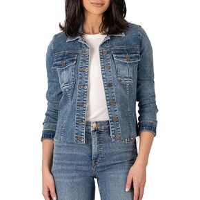 KUT from the Kloth Women's Kara Jacket No Waist with Rawhem