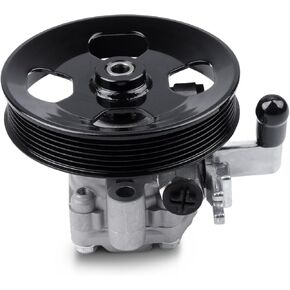 OCPTY Power Steering Pump Compatible with 2005-2009 For Hyundai Tucson 2005-2010 For Kia Sportage 21-5449 AAZ215449 57100-2E100 57100 2E100 571002E100 Power Assist Pump