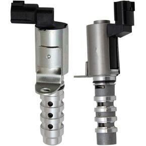 TRQ Variable Valve Timing Solenoid Set Compatible with 2012-2014 Nissan Versa 2014 Versa Note