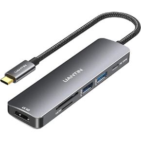 محول USB 3.0 إلى إيثرنت جيجابت | محور USB-A 3.0 ذو 3 منافذ مع محول 10/100/1000 RJ45، محول شبكة USBA إلى LAN من الألومنيوم 4 في 1 لأجهزة Surface Pro وChromebook وDell والكمبيوتر المحمول