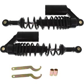 Rear Air Shocks Absorber Suspension Damper Replacement for Honda Yamaha and Most 150cc-750cc Motorcycles Universal 13.5 Inch 340 mm